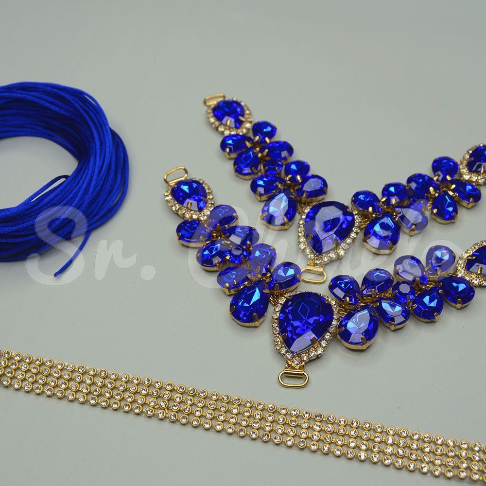 Kit Cabedal Melissa, Azul