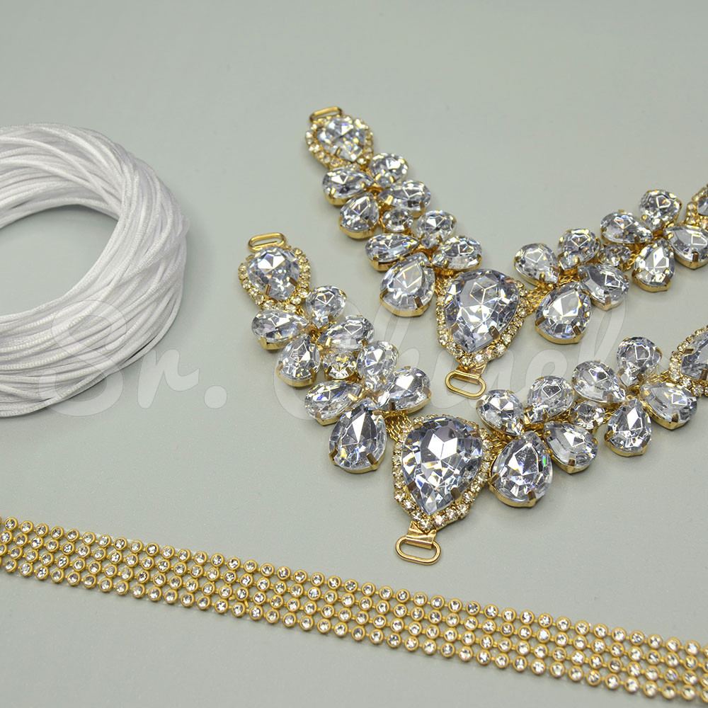Kit Cabedal Melissa, Cristal