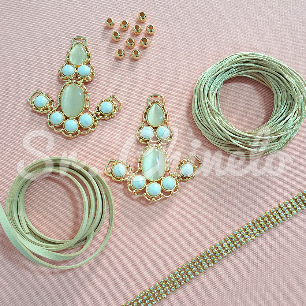 Kit Cabedal Adriana, Creme