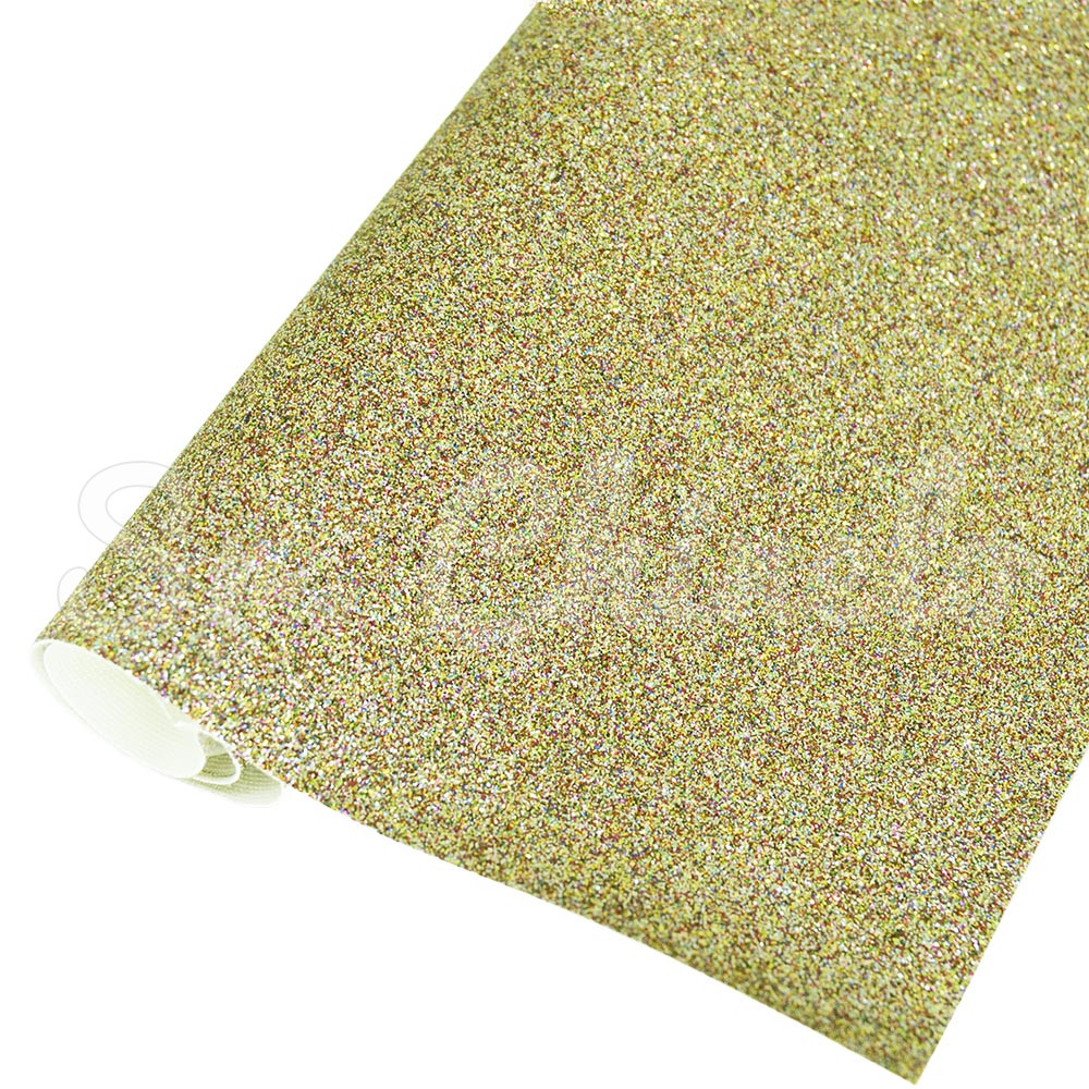 Lonita Glitter Fino, Amarelo Dourado