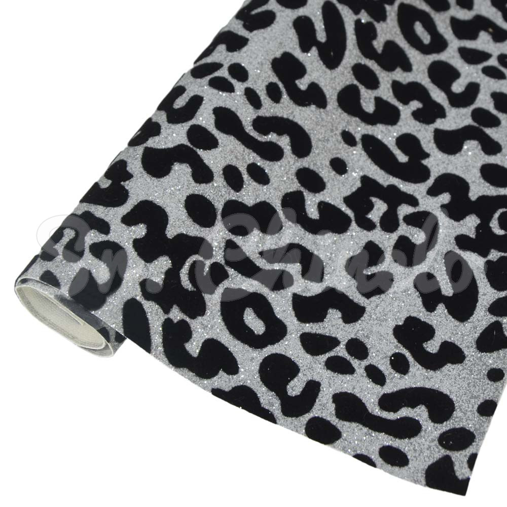 Lonita Glitter Fino Flocado, Onça, Prata