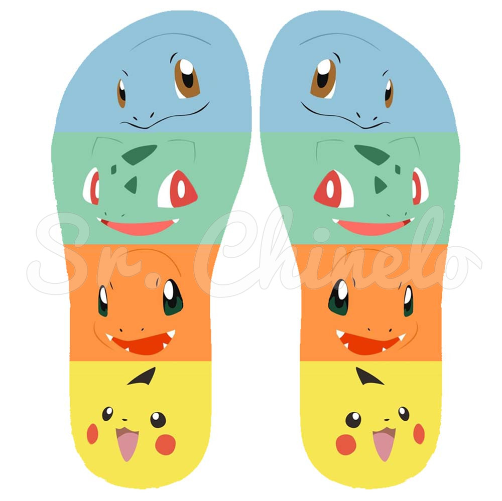 Lonita Sublimada, Pokémon, Amarelo/Laranja/Verde/Azul