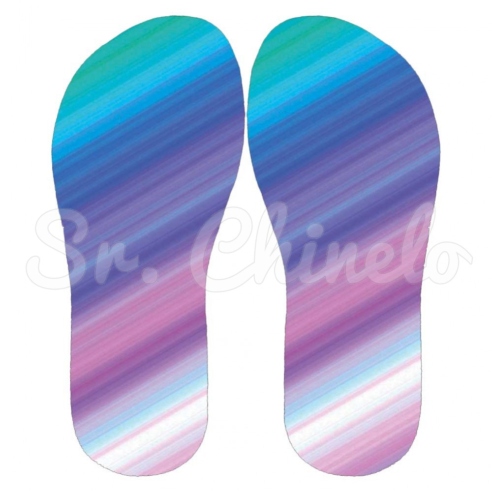 Lonita Sublimada, Degradê, Azul/Lilás/Branco
