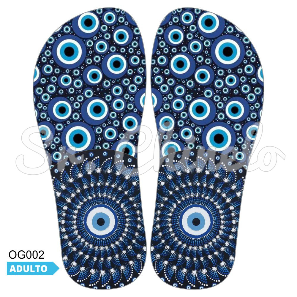 Lonita Sublimada, Olho Grego, Azul