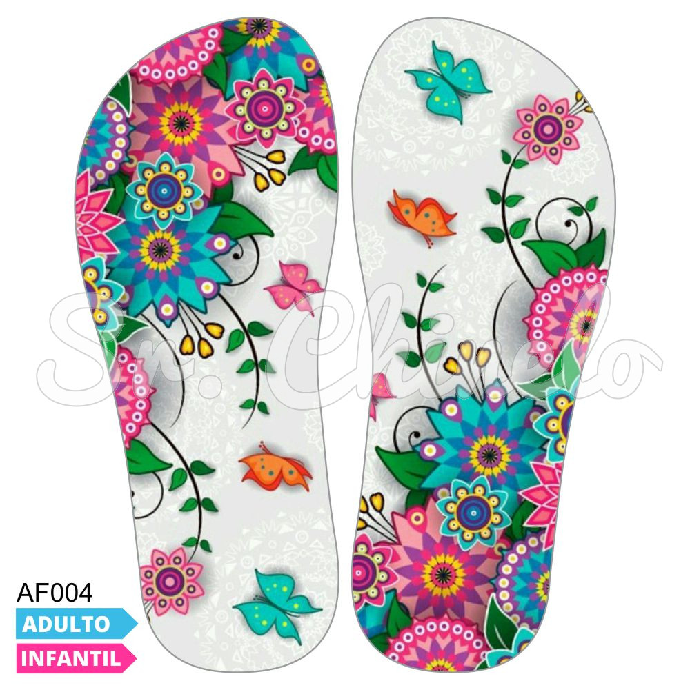 Lonita Sublimada, Borboleta, Branco/Rosa/Azul