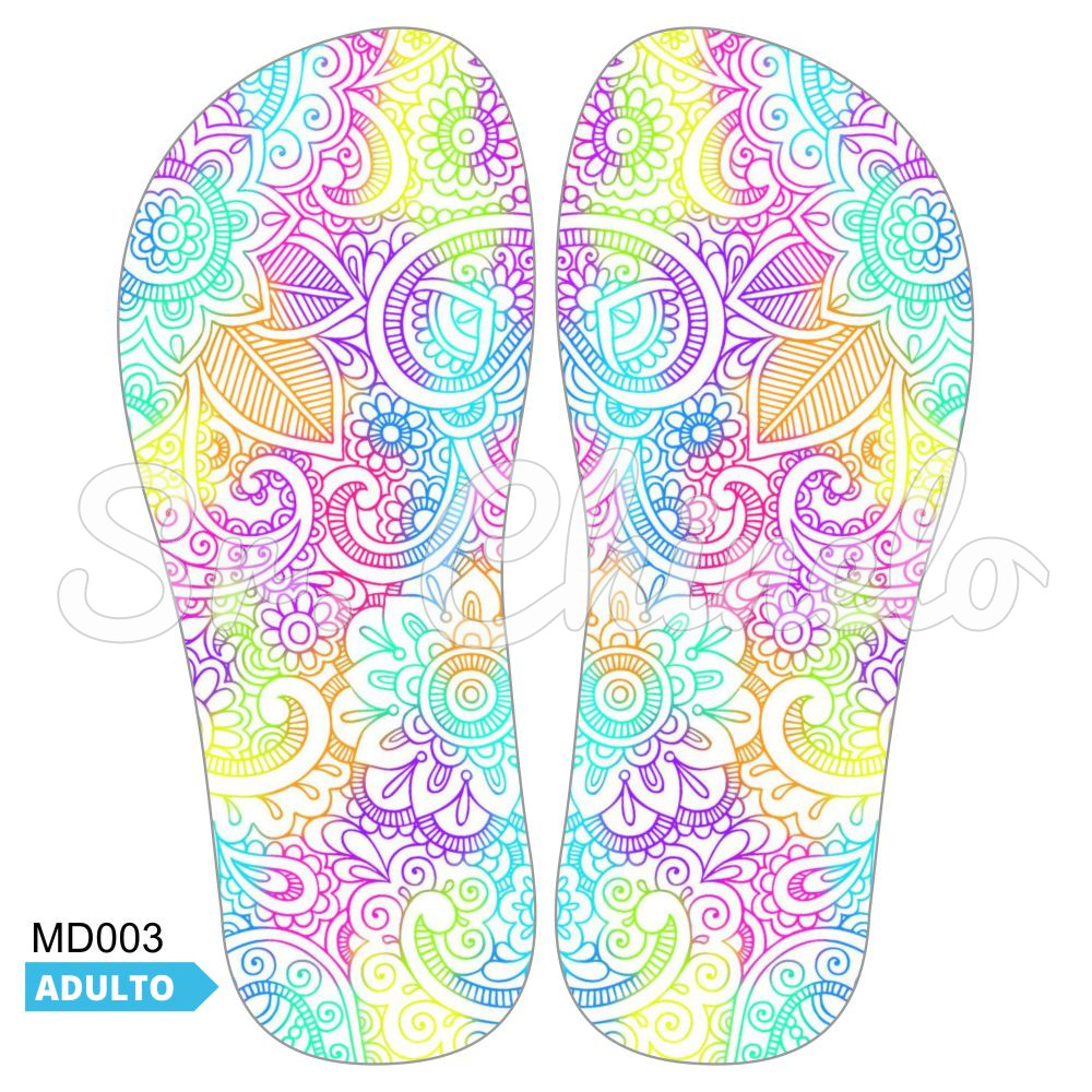 Lonita Sublimada, Mandala, Colorido