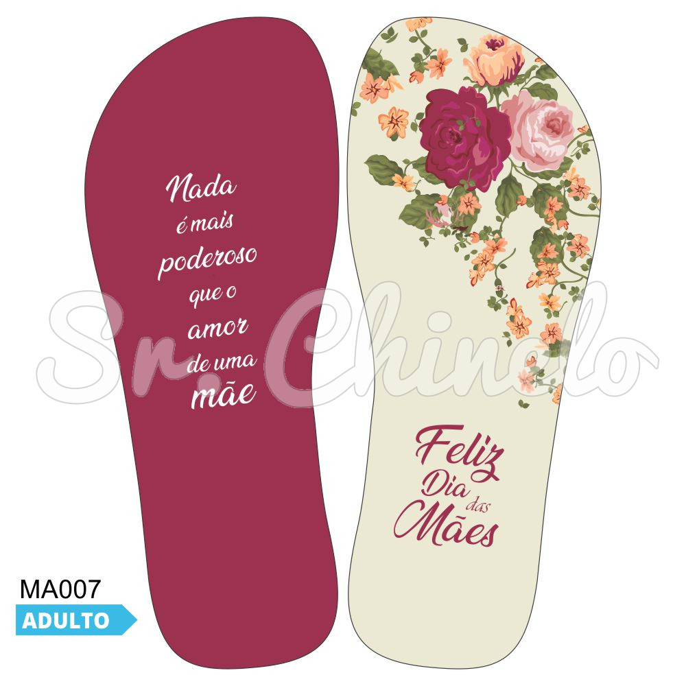 Lonita Sublimada, Adulto, Mensagem Amor de Mãe, Rosa/Bege