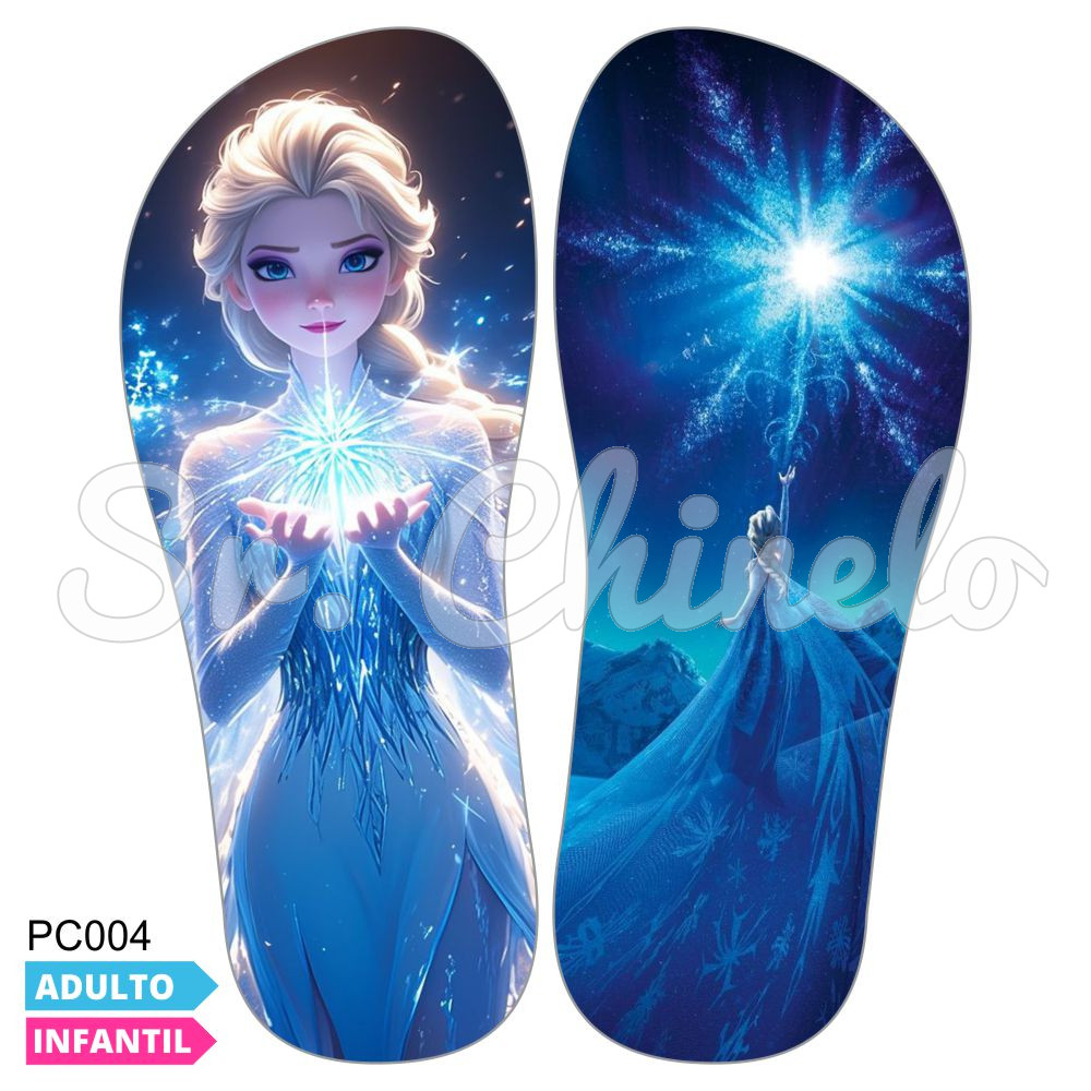 Lonita Sublimada, Elsa, Azul/Branco