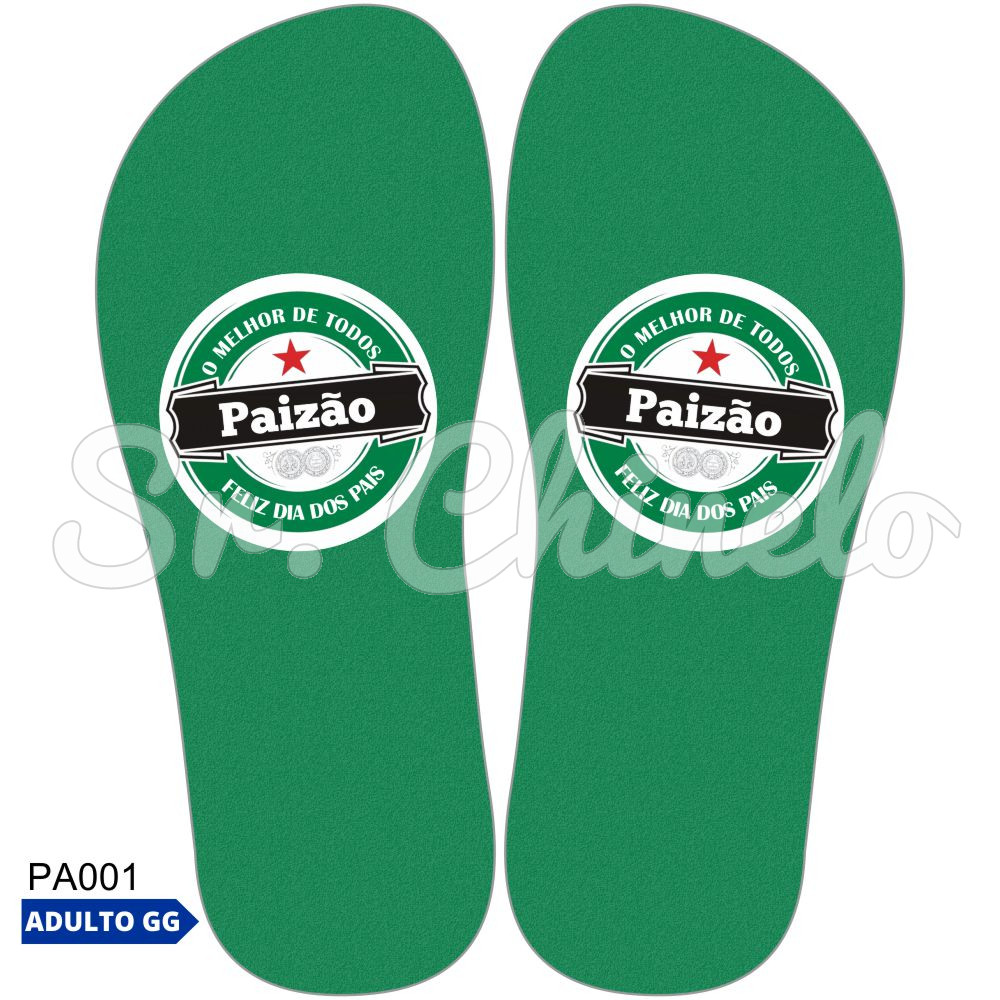 Lonita Sublimada, Adulto GG, Paizão, Verde/Branco