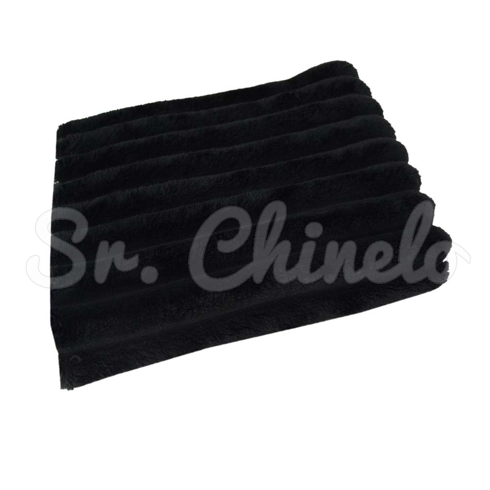 Pelúcia Wave Soft, Preto