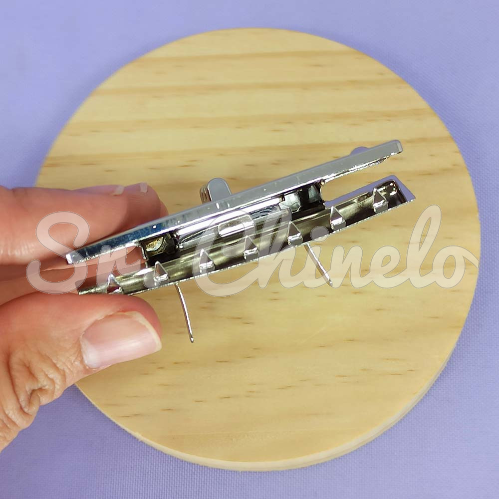 Fecho de Giro, 64mm x 30mm, Níquel