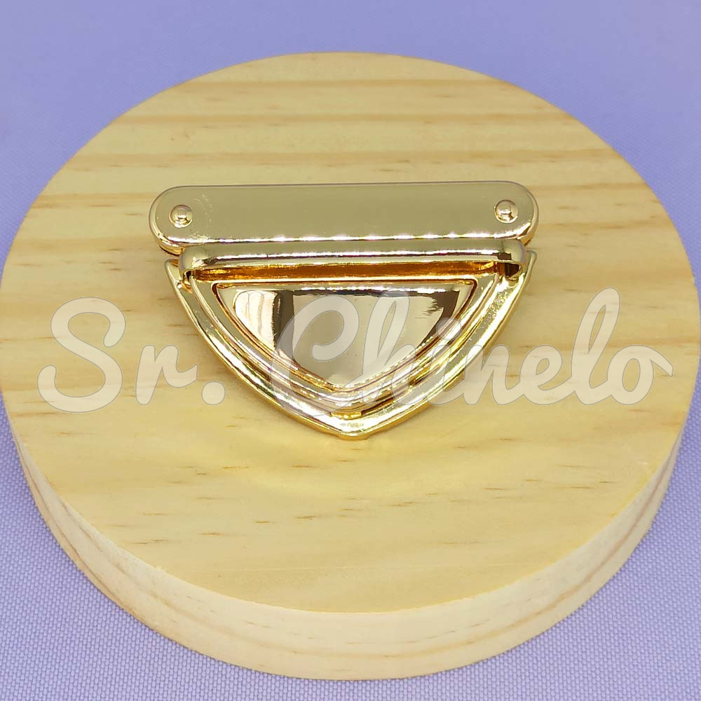 Fecho Gaveta, 50mm x 35mm, Ouro