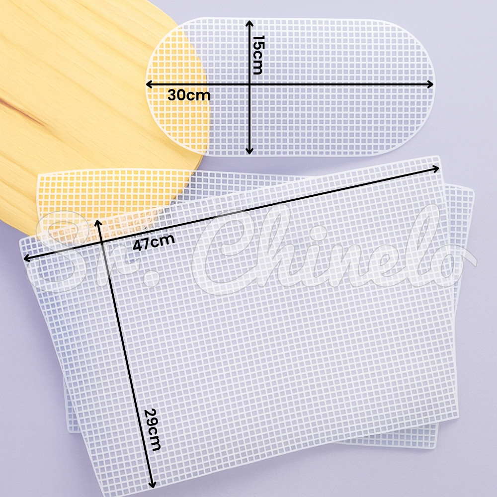 Malha Chenille para Bolsa, 47cm x 29cm, Branco
