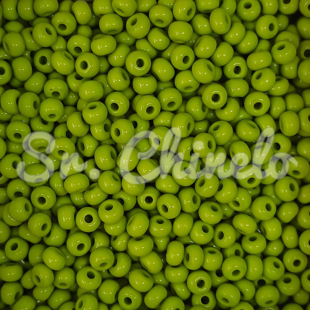 Miçangão Jablonex, 5/0, Verde Fosco