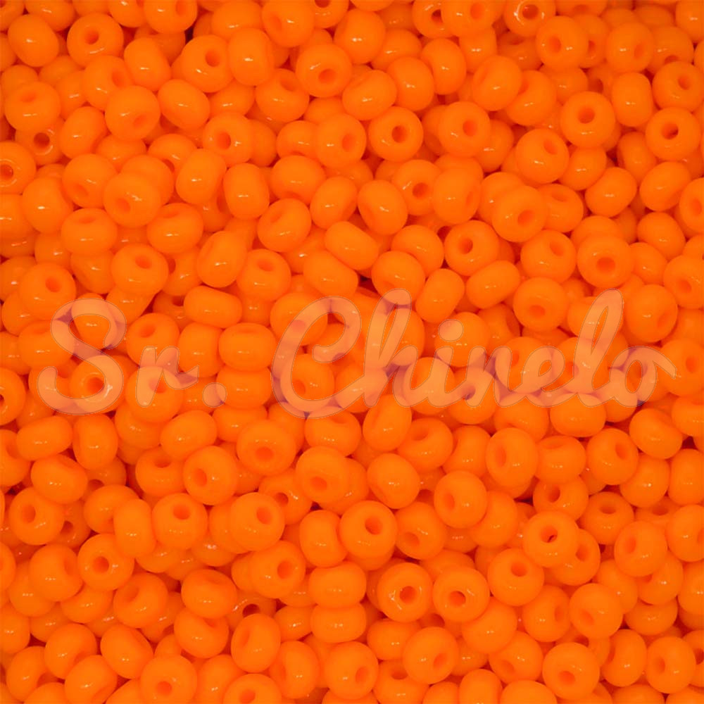 Miçangão Jablonex, 5/0, Laranja Fosco