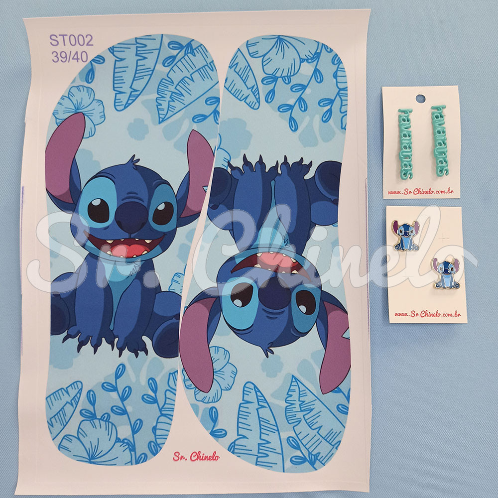 Kit Customização Completo - Modelo Stich com Lonita Termocolante e Piercings