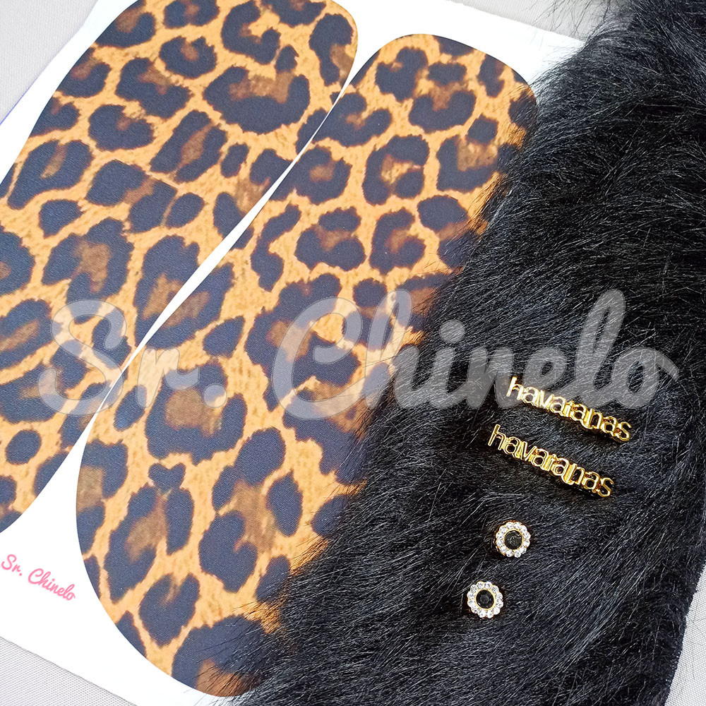 Kit Customização Completo - Modelo Inspiração DG com Lonita, Pelúcia e Piercings - Onça