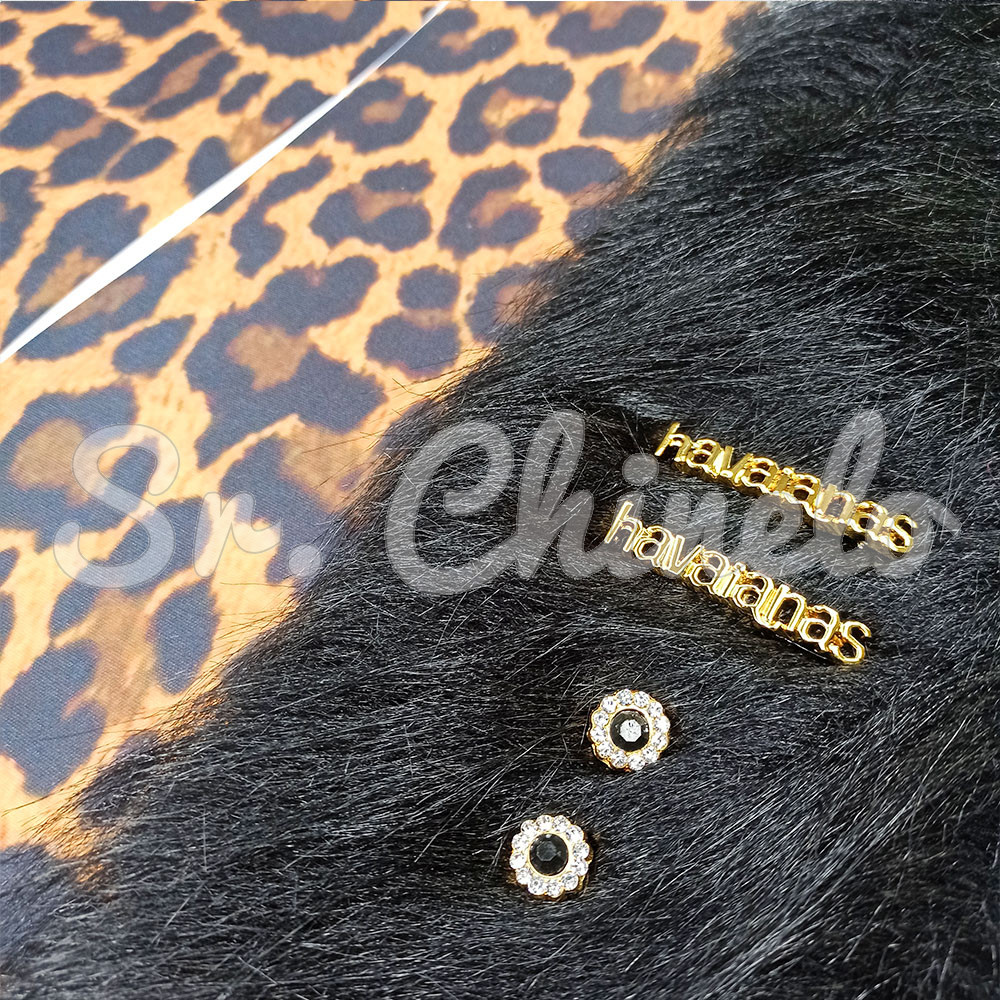Kit Customização Completo - Modelo Inspiração DG com Lonita, Pelúcia e Piercings - Onça