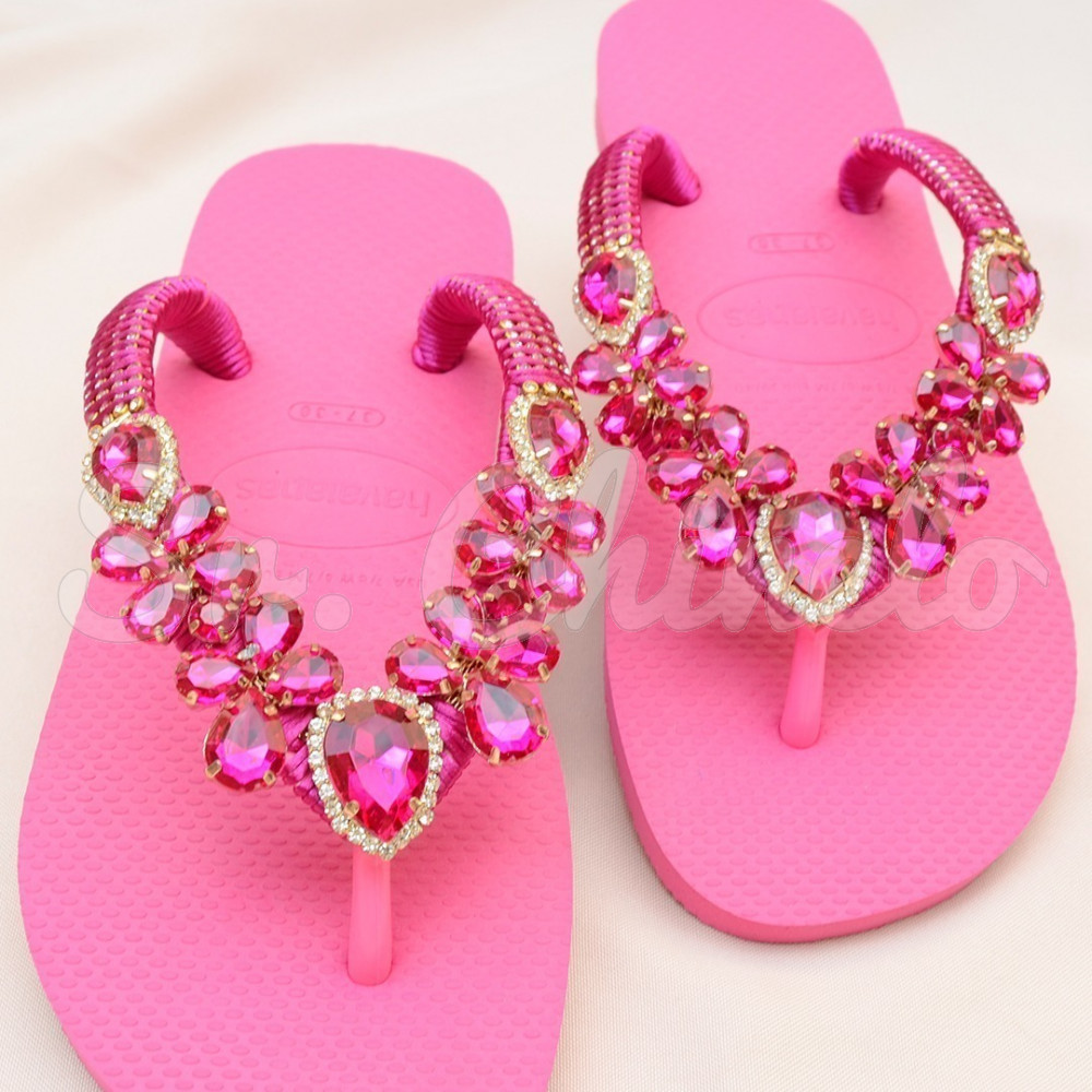 Chinelo com Cabedal Melissa para o Réveillon