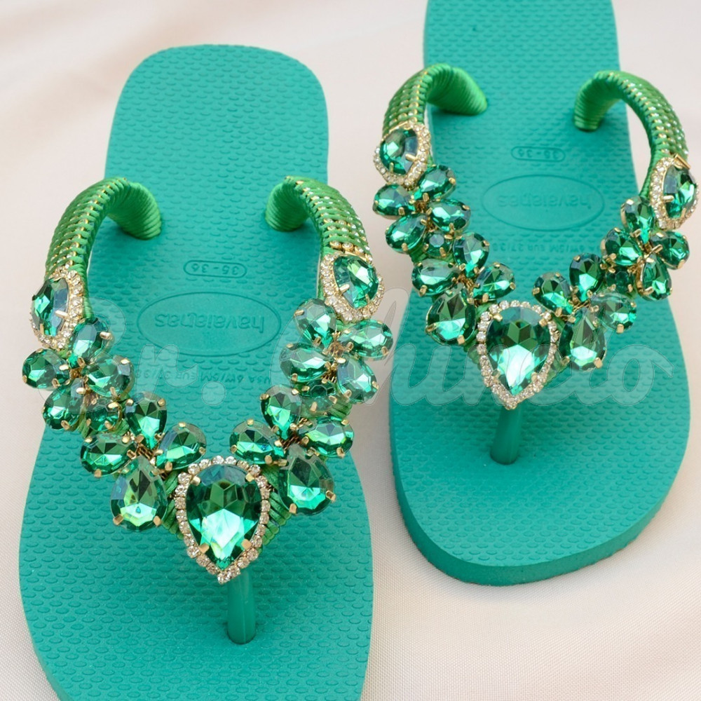 Chinelo com Cabedal Melissa para o Réveillon