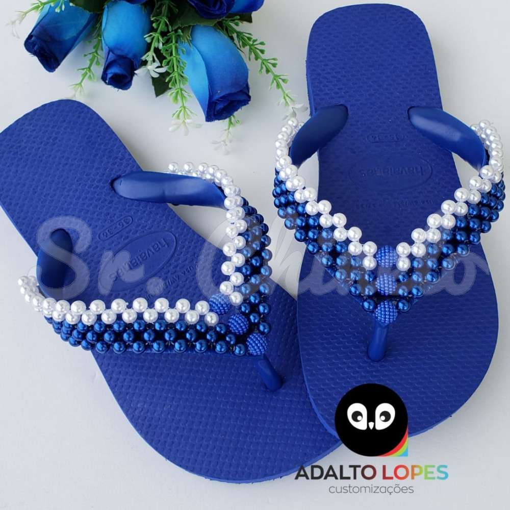 Quero ver chinelo de pérola clearance