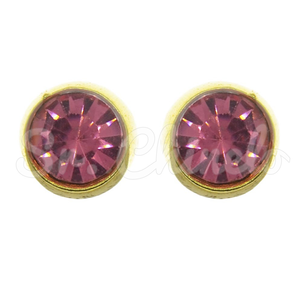 Piercing de Rebite, Ponto de Luz 8mm, Ouro, Light Rose