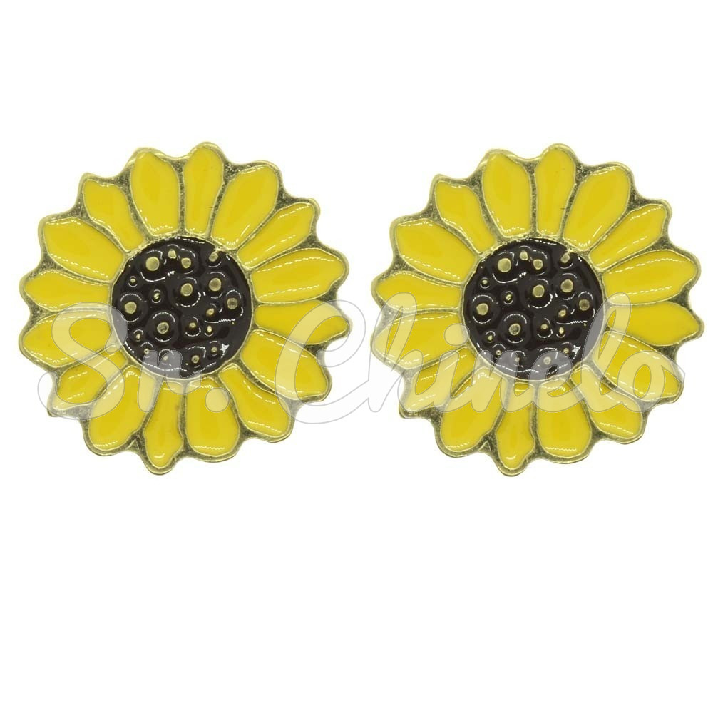 Piercing de Rebite, Girassol, Amarelo