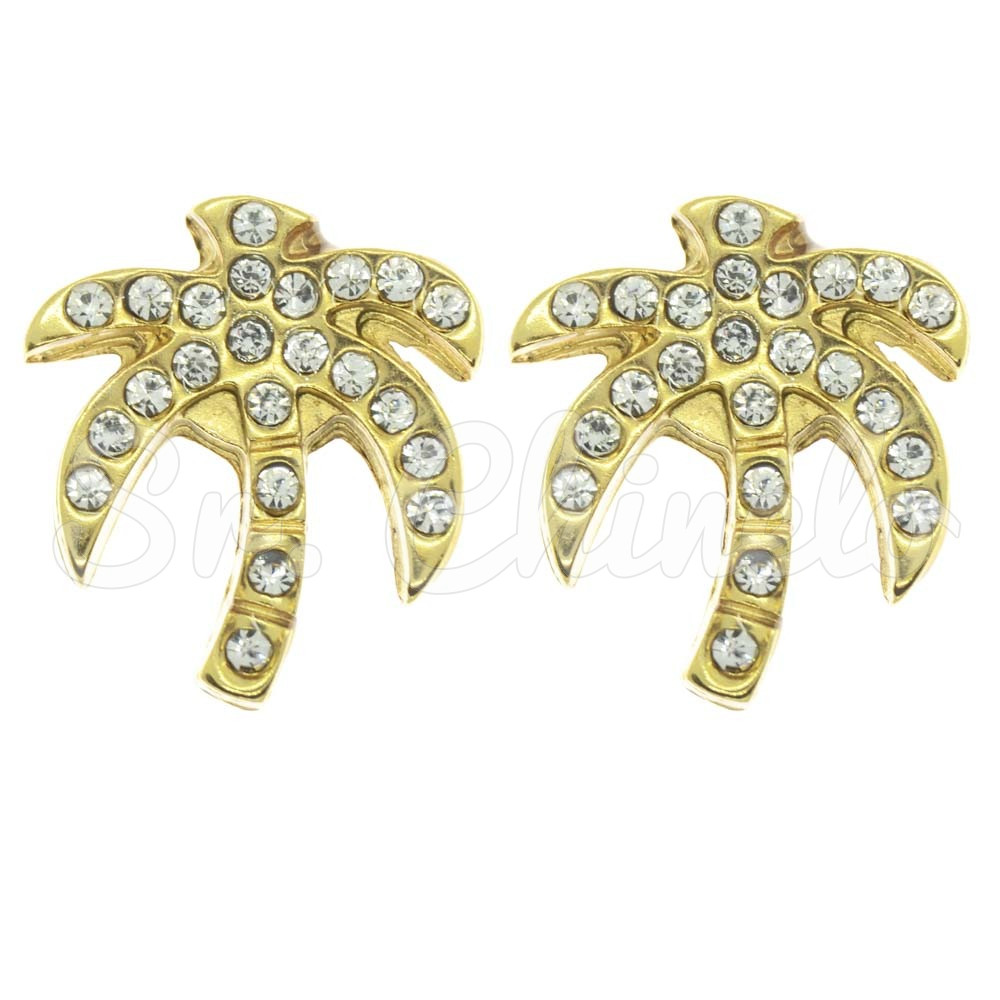 Piercing de Rebite, Coqueiro com Strass
