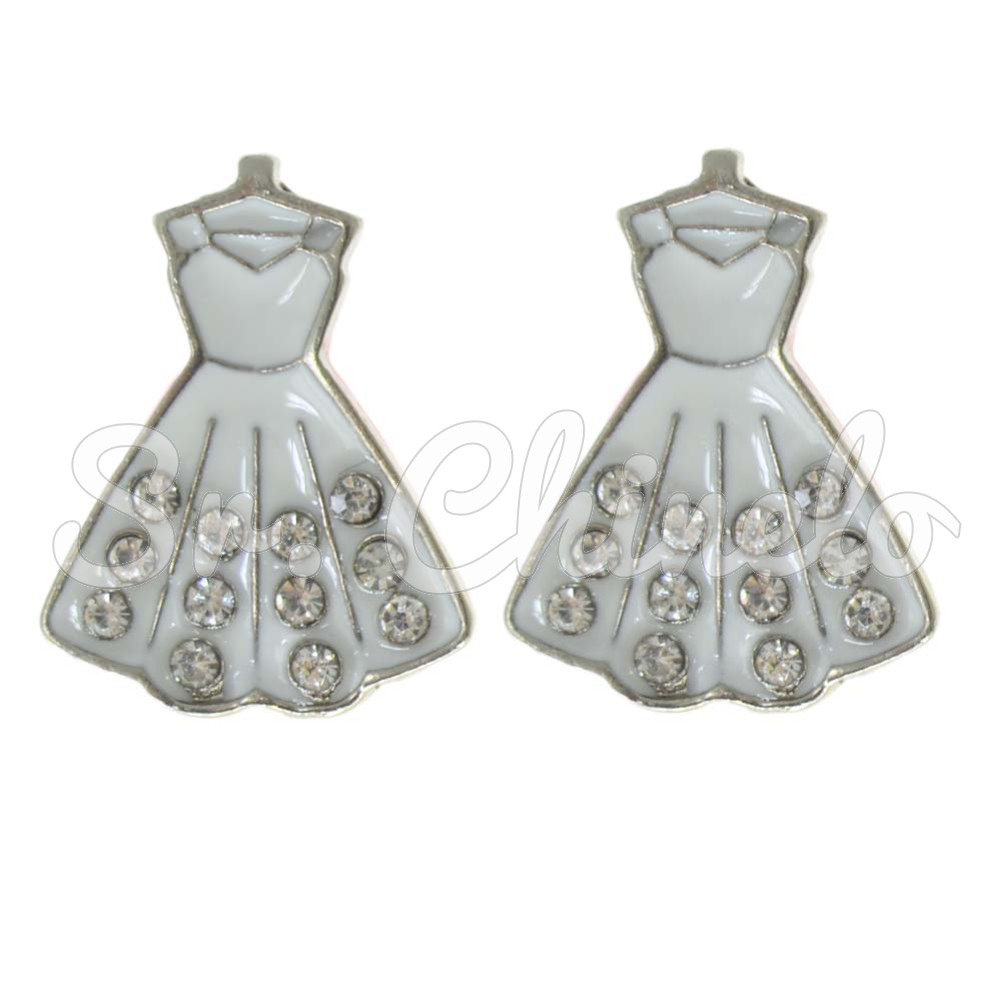 Piercing de Rebite, Vestido de Noiva Prata