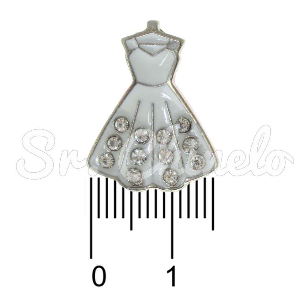 Piercing de Rebite, Vestido de Noiva Prata
