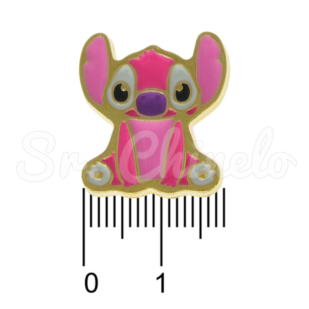 Piercing de Rebite, Stitch, Rosa/Rosa Claro/Roxo