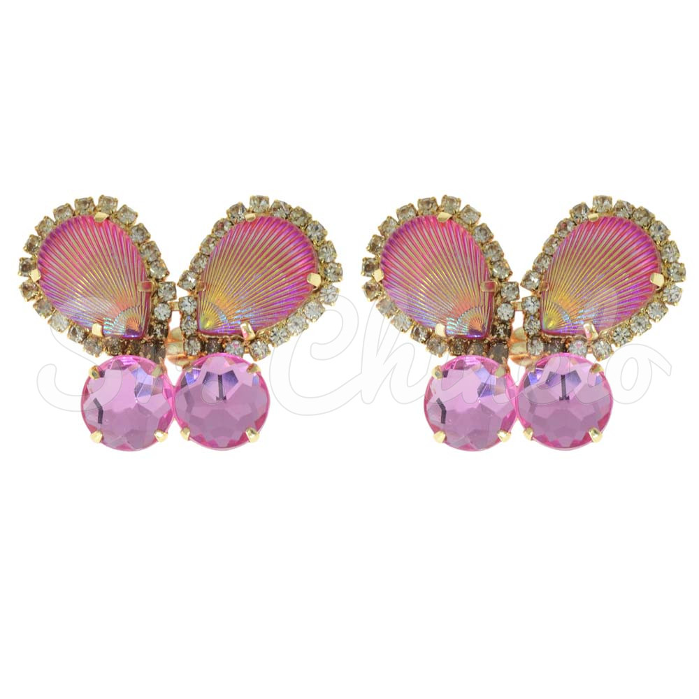 Piercing de Rebite, Banhado, Borboleta, Rosa