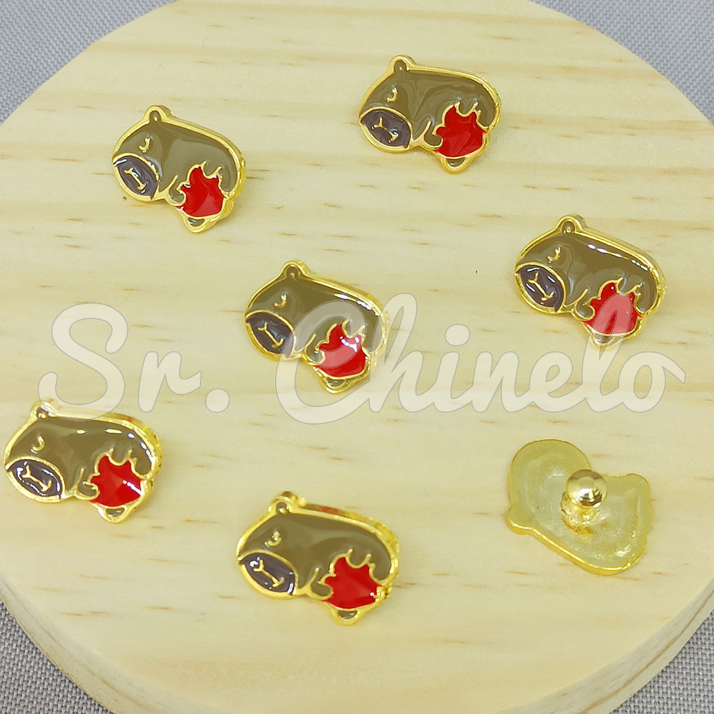 Piercing de Rebite, Capivara, Marrom