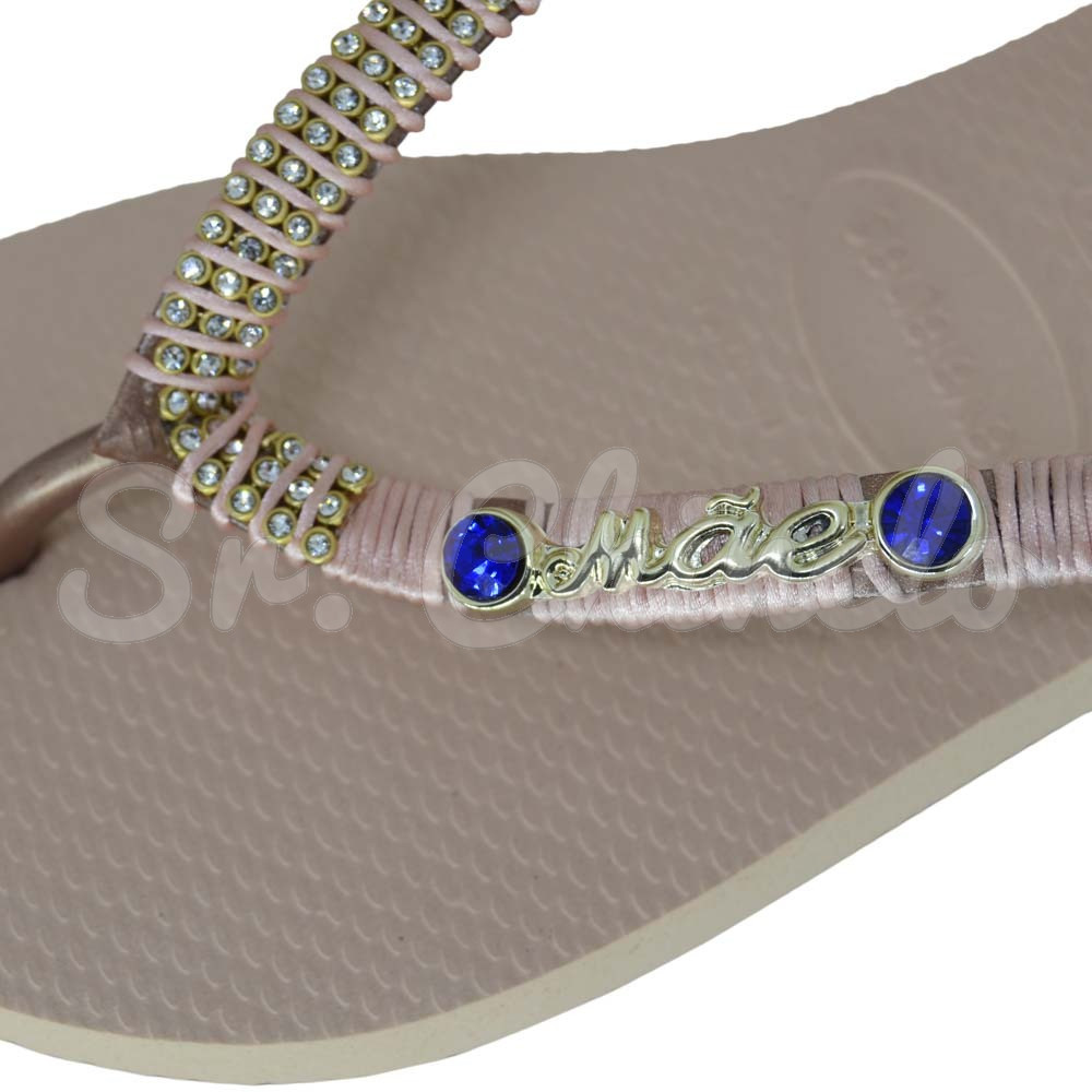 Piercing de Rebite, Mãe, Strass Sapphire