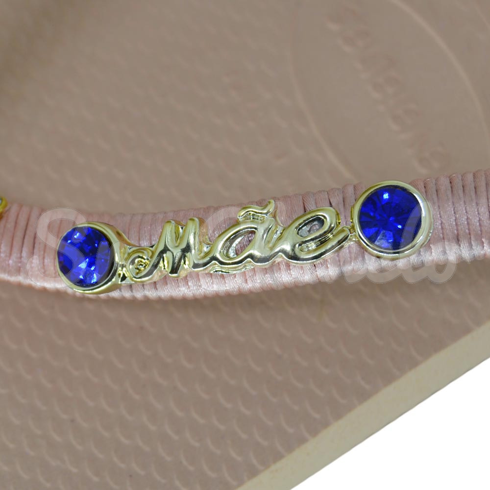 Piercing de Rebite, Mãe, Strass Sapphire
