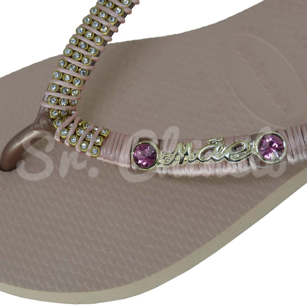 Piercing de Rebite, Mãe, Strass Light Rosé