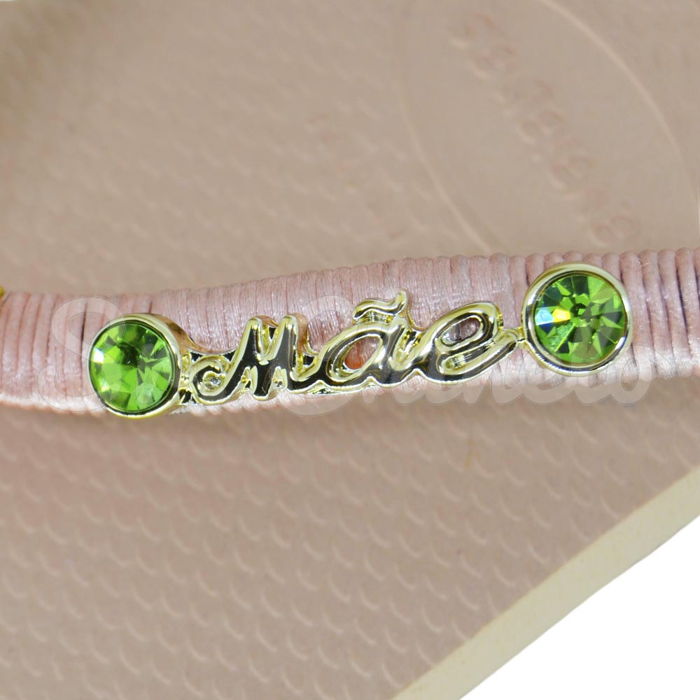 Piercing de Rebite, Mãe, Strass Peridot
