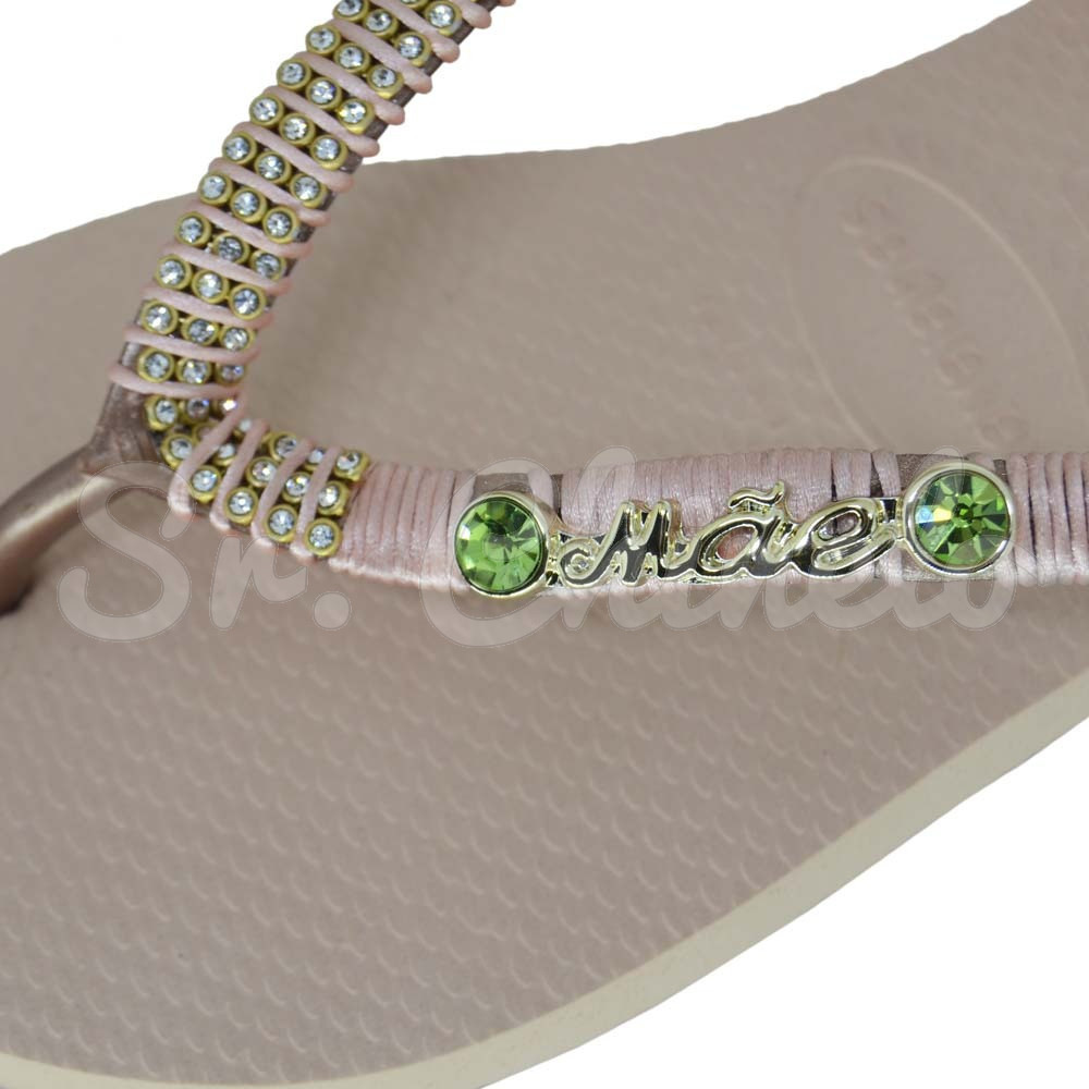 Piercing de Rebite, Mãe, Strass Peridot