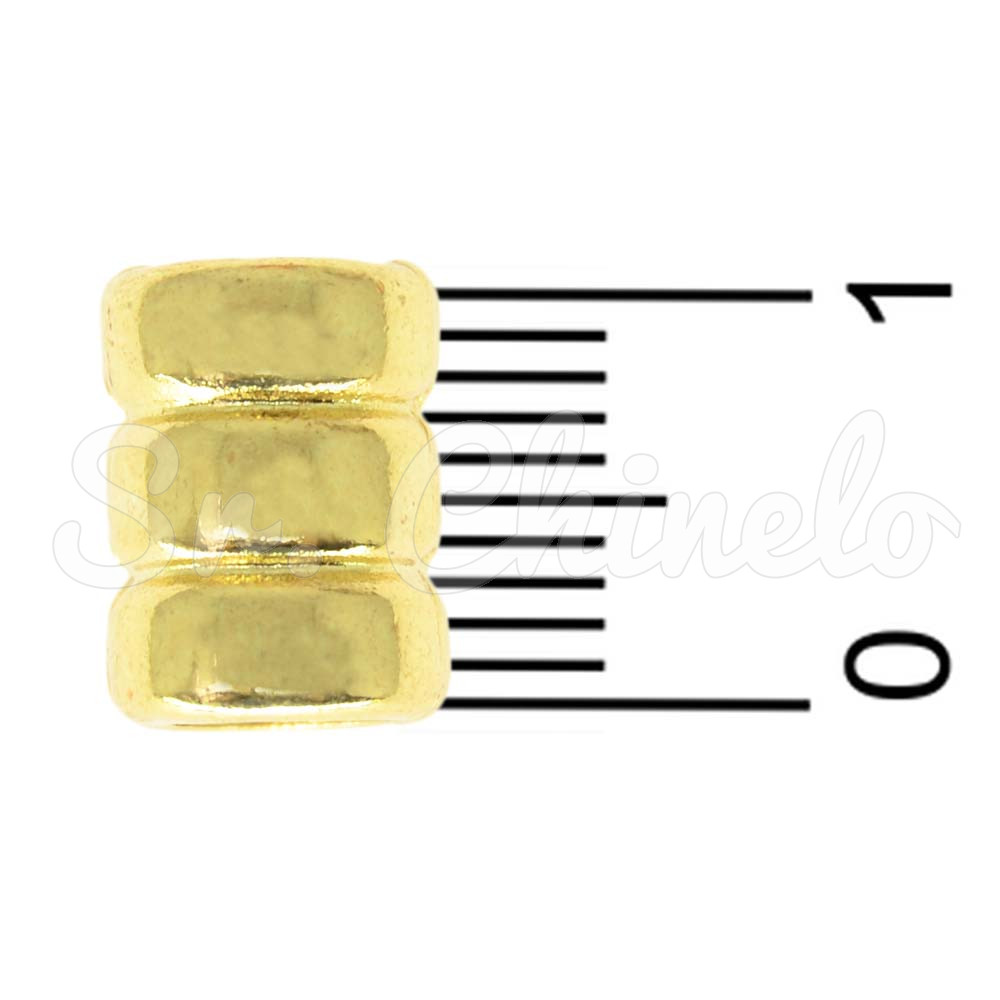 Passante, Tubinho 8mm, Ouro