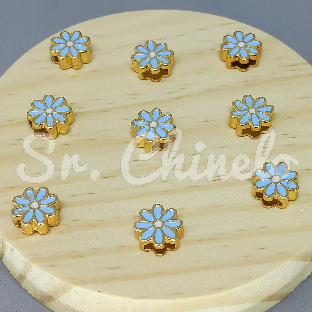 Passante, Flor, Azul Claro