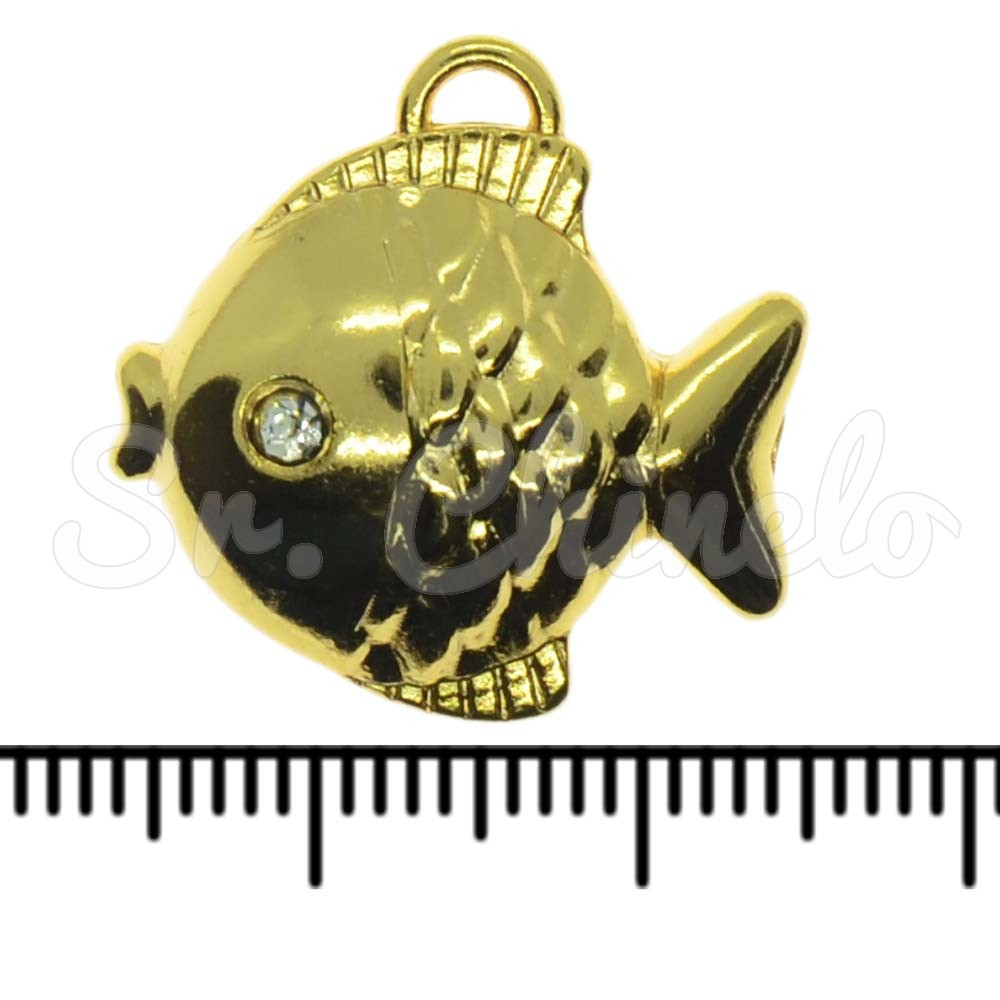 Pingente, Peixe, Ouro