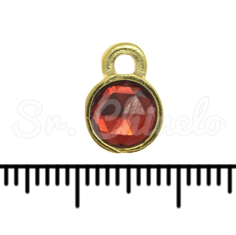 Pingente, Ponto de Luz, Vermelho