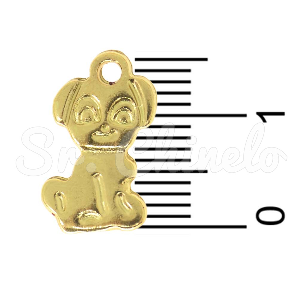 Pingente, Cachorrinho, Ouro