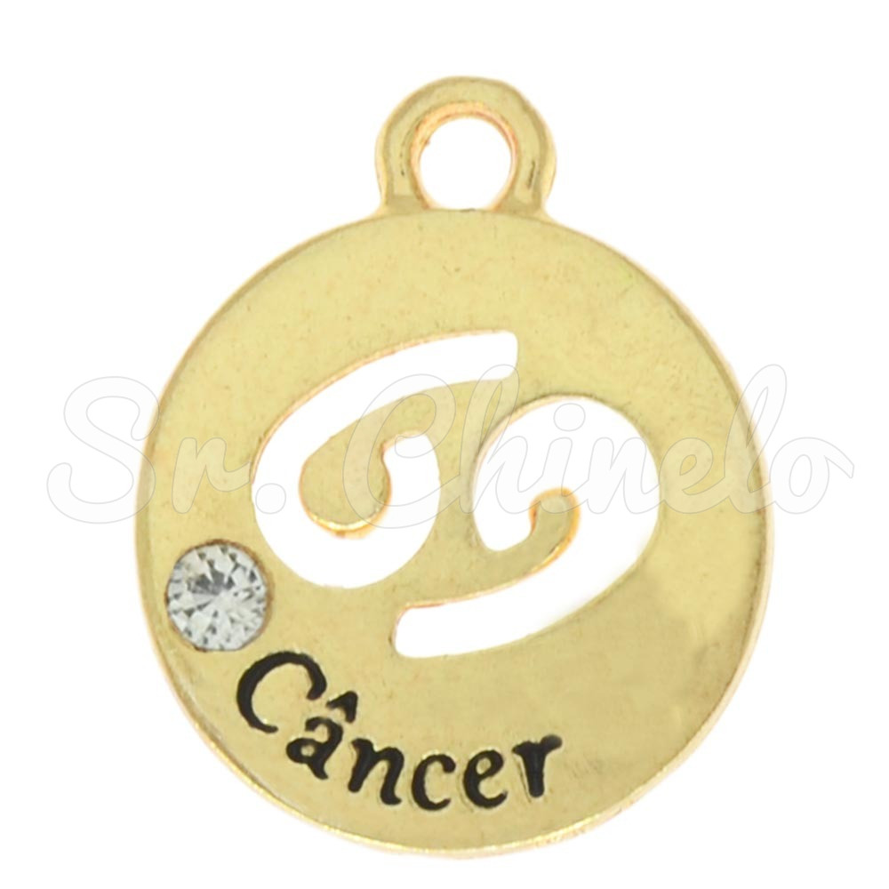 Pingente, Signo Câncer, Ouro