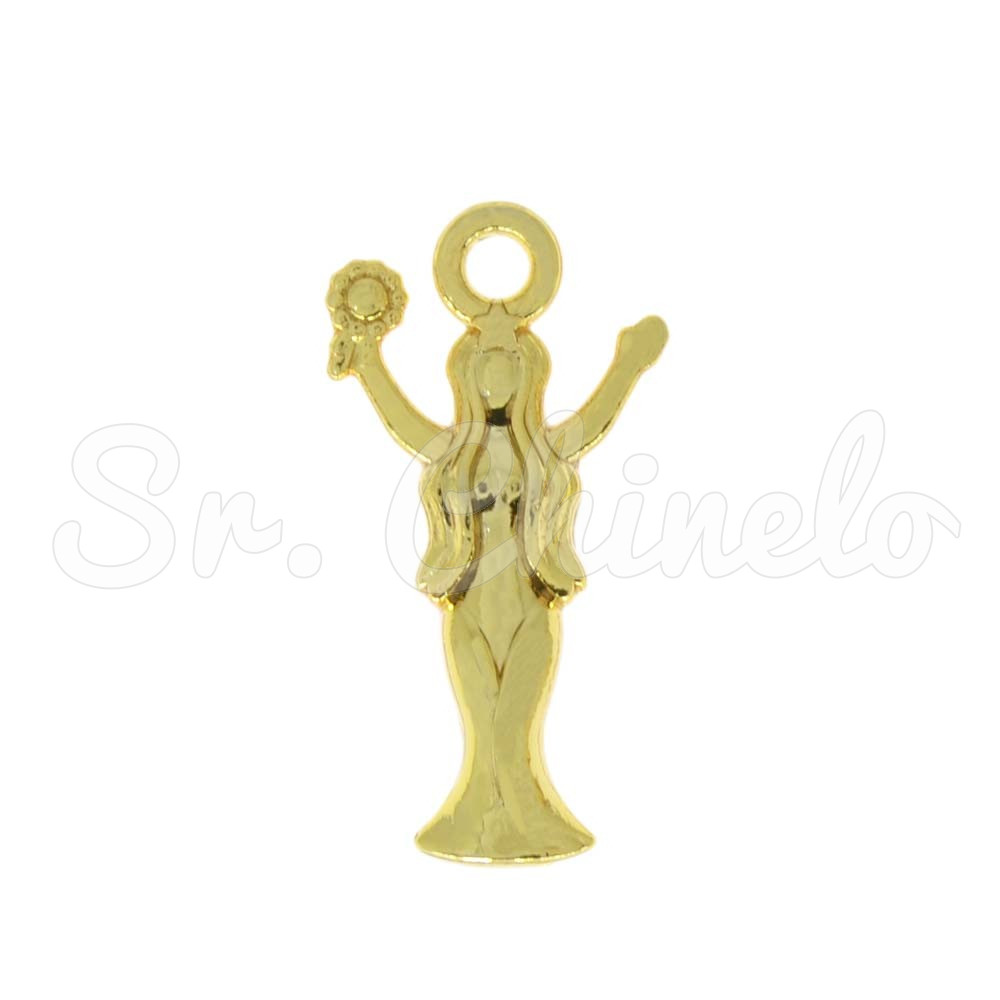 Pingente, Iemanjá, Ouro