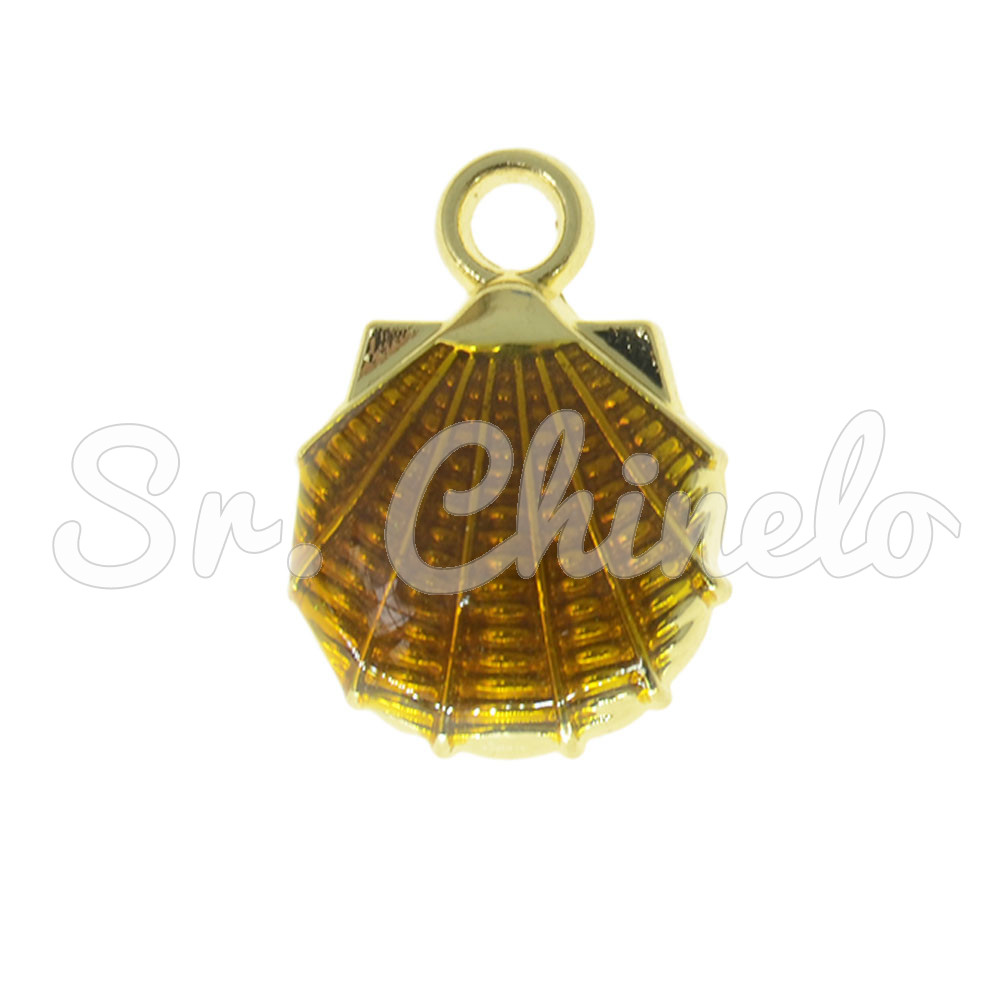 Pingente, Concha, Ouro/Dourado