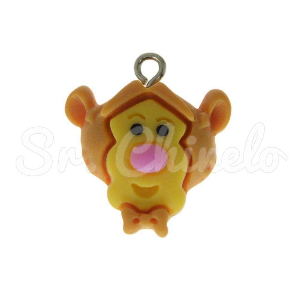 Pingente, Resina, Tigrão, Amarelo