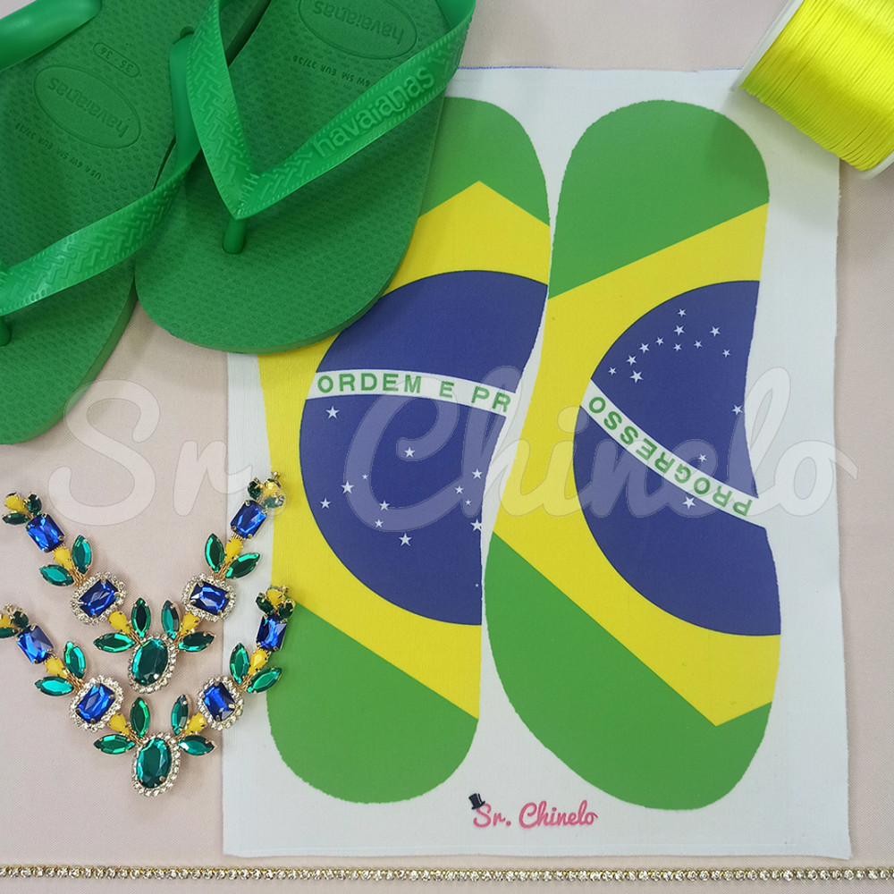 Lonita Sublimada, Copa do Mundo Bandeira Brasil, Verde/Amarelo/Azul