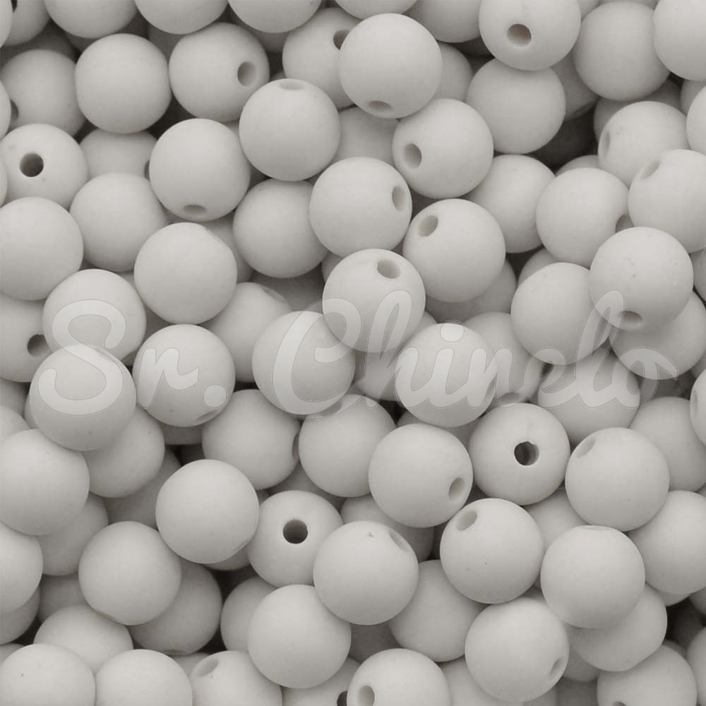 Pérola Emborrachada, 08mm, Branco