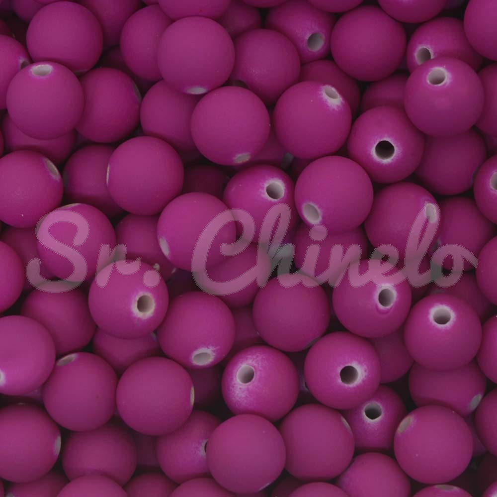 Pérola Emborrachada, 08mm, Rosa Pink